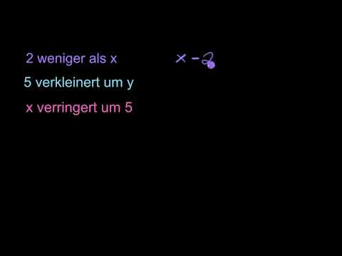 Algebraische Subtraktionsausdrücke schreiben | 7. Klasse | Mathematik | Khan Academy