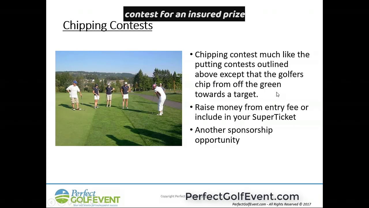Chipping Contests at Your Charity Golf Fundraiser Perfect Golf Event YouTube