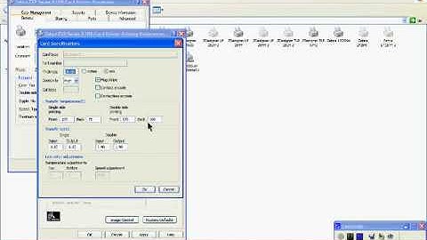 Zebra   ZXP Series 8 Printer  General Tab Creating a CustomCard