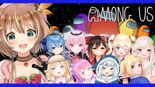 【Among Us】HOLOLIVE BIG COLLAB IKZ ~! 【Ayunda Risu】