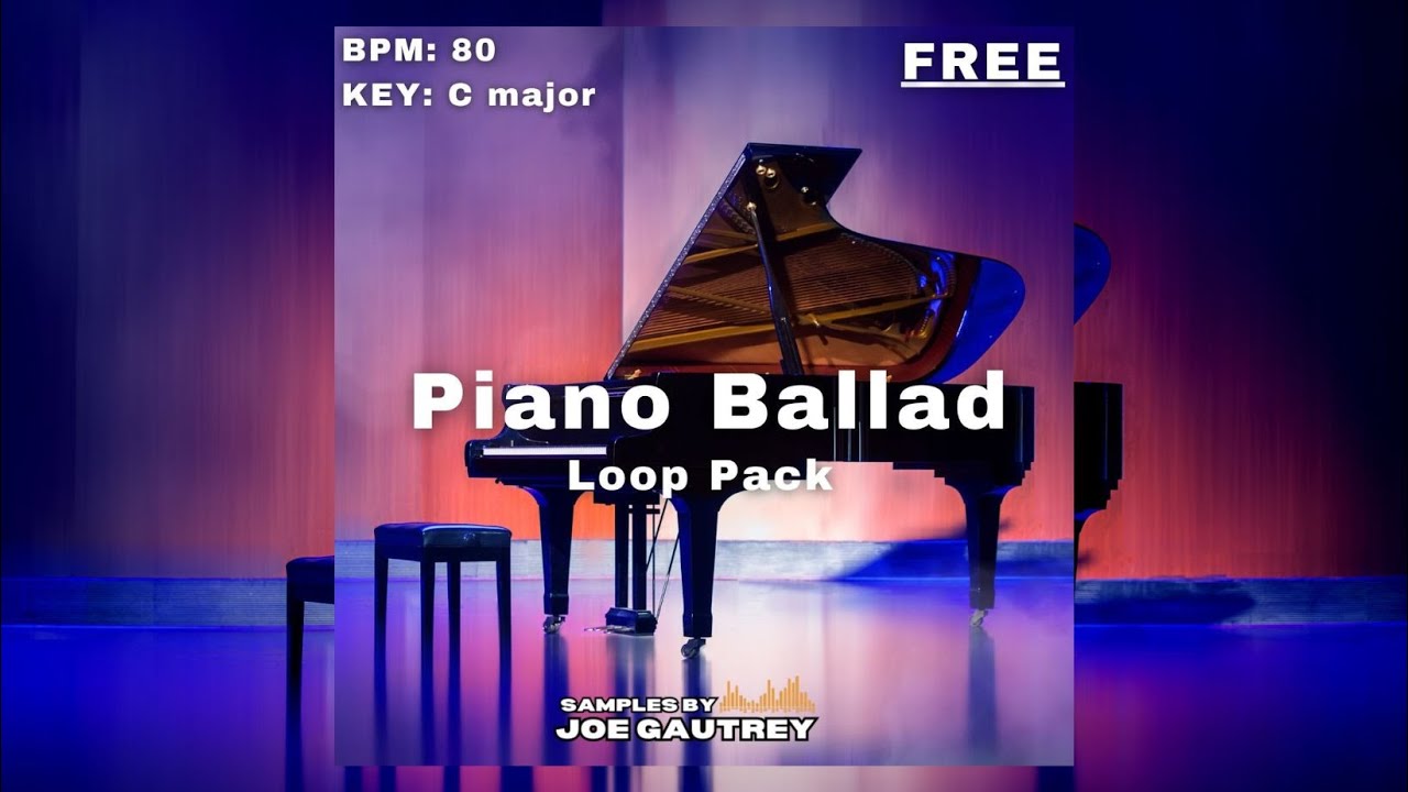 FREE Emotional Piano Ballad Loop Pack | 80bpm x C major