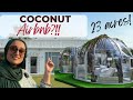 First ever coconut airbnb   luxury farm tour  holiday 