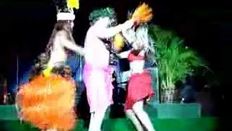 Brother Doug learns the hula dance