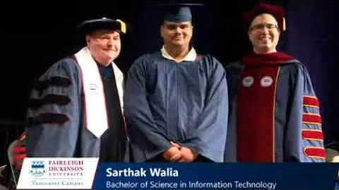 SARTHAK WALIA | FAIRLEIGH DICKINSON UNIVERSITY VANCOUVER | 2023 🎓  COMMENCEMENT CEREMONY #live