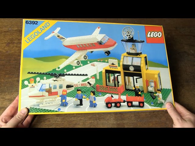 building and reviewing iconic legoset 6392 Airport! - YouTube