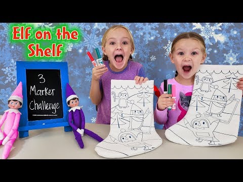 elf-on-the-shelf-3-marker-christmas-stocking-challenge!!!