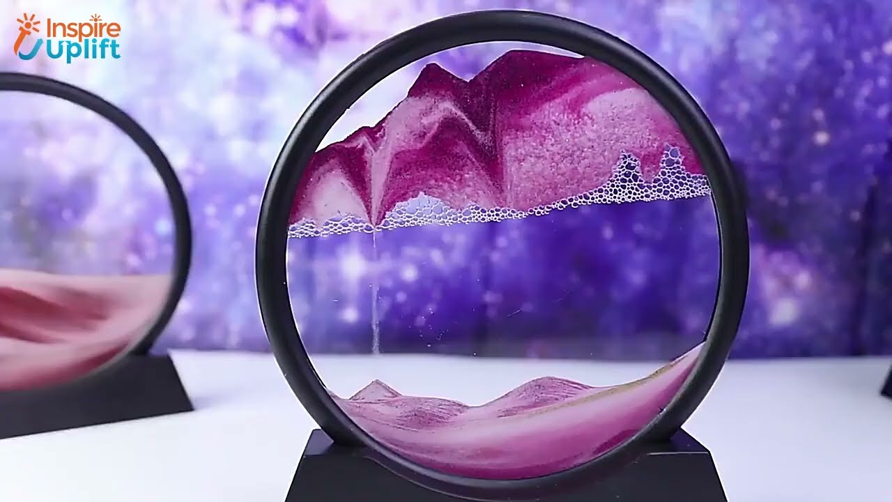 3D Moving Sand Art Hourglass YouTube