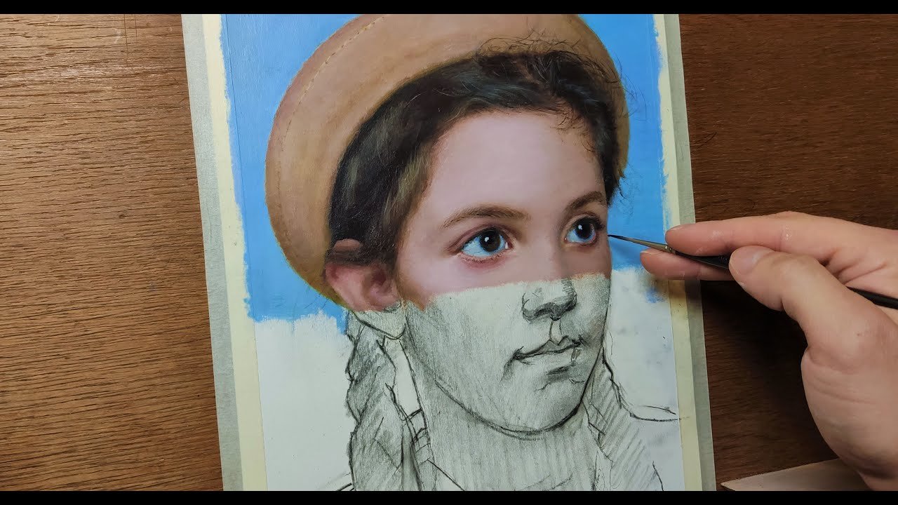 How to paint a photorealistic portrait in oils? 