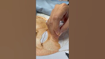 Tranh thêu tay chân dung #embroidery #handbroidery #handembroidery #tranhtheutay #handmade #tranh