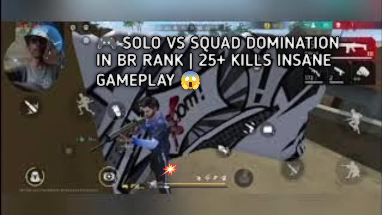 SOLO vs SQUAD DOMINATION in BR Rank | 25+ Kills INSANE Gameplay - YouTube