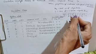 system simulation using event scheduling | system modeling and simulation | 8th sem sms  | 17cs834