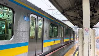 【フリー素材】E131系1000番台 浜川崎駅発車