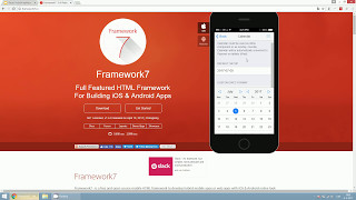 Vlastní mobilní aplikace   I   04 Framework7, ukázka funkcí screenshot 1