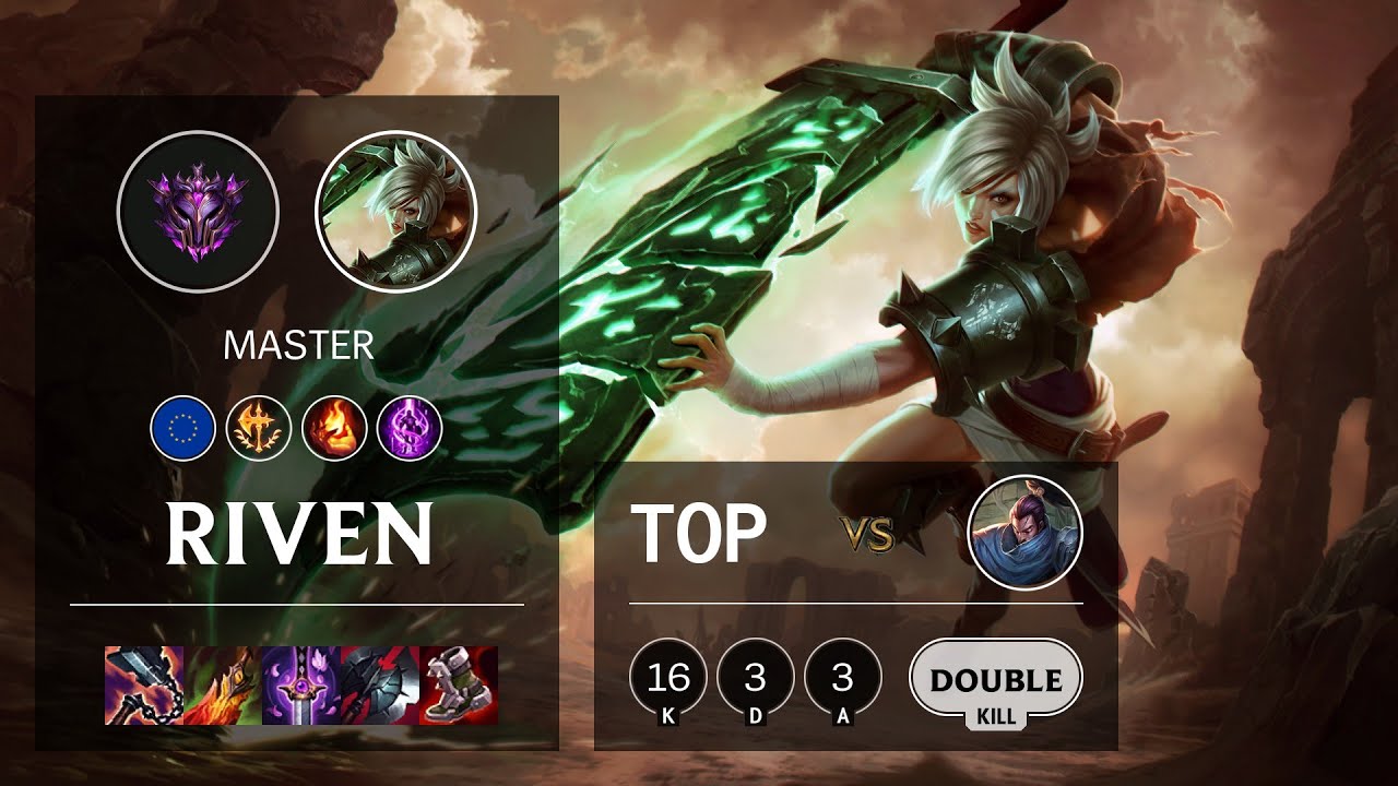 Riven Top vs Yasuo - EUW Master Patch 11.24