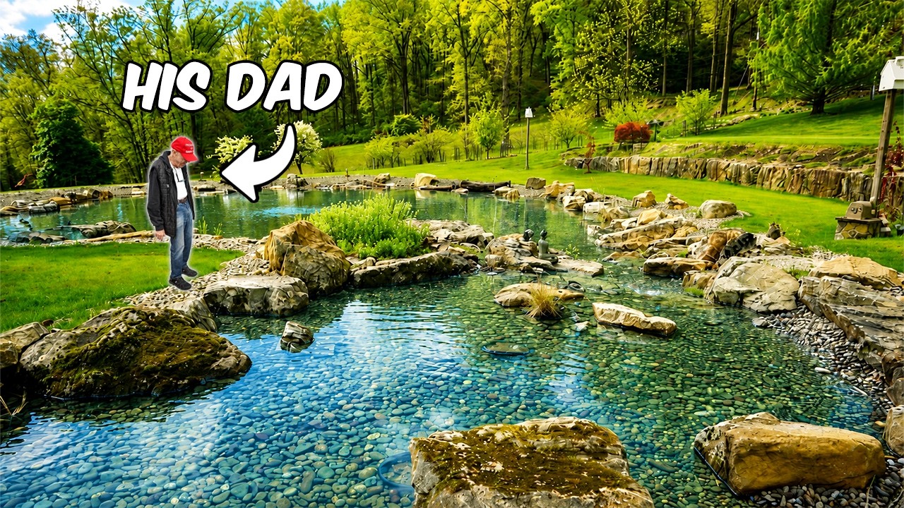Rebuilding his Dad’s Dream Koi Pond for His Retirement | Gary & Sascha Vee's Final Pond Reveal