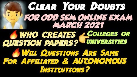 Q&A, QUESTION PAPER, AFFILIATED,  AUTONOMOUS, ONLINE ODD SEM EXAM 2021, ALL WB UNIVERSITIES