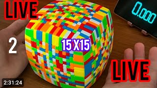 15x15 Rubik's cube. go go