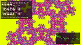 Generative Audiovisual Study: Iterated Function System (KIFS) with Algorithmic Liquid Deformation
