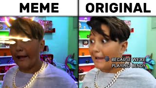 Because We're Playing Bendy Meme vs Original (Extended Version)