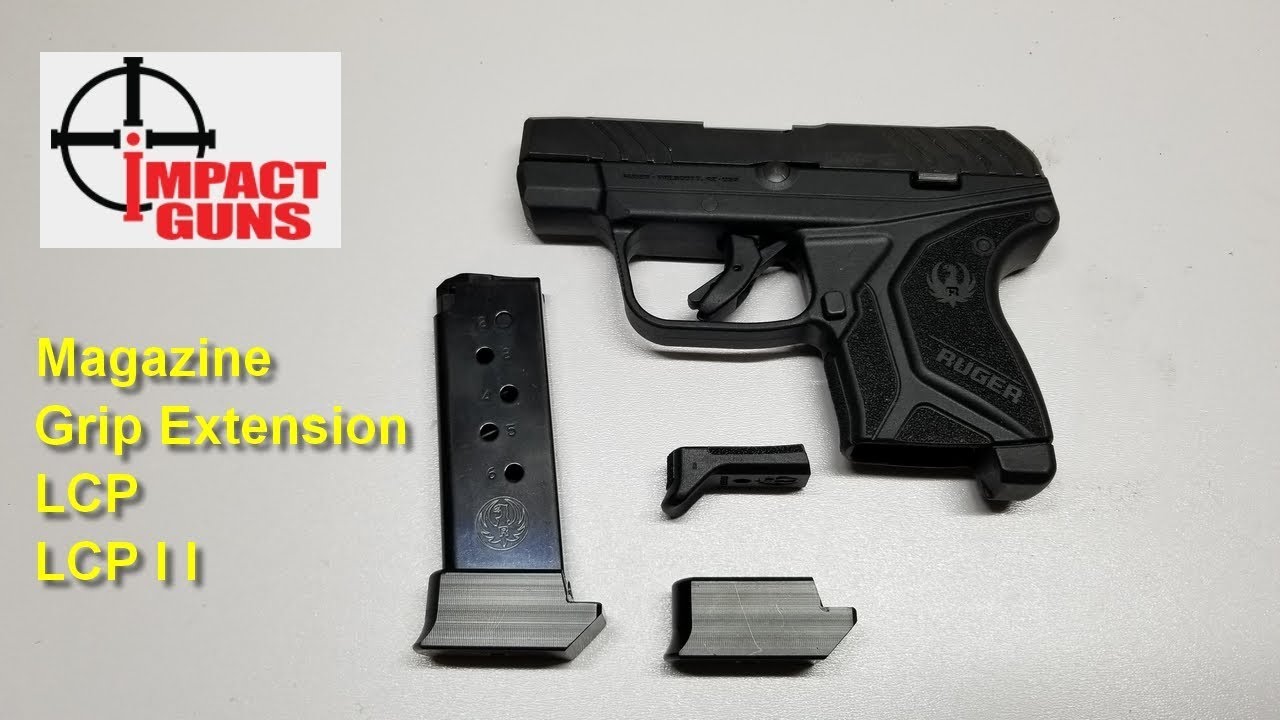 Ruger LCP Magazine Extension by Impact Guns YouTube