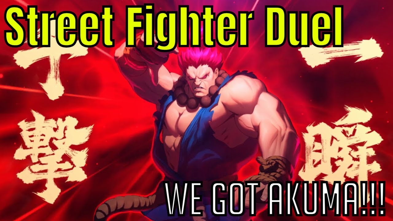 Street fighter-duel-New S skin Akuma Devil-Gameplay mobile - BiliBili