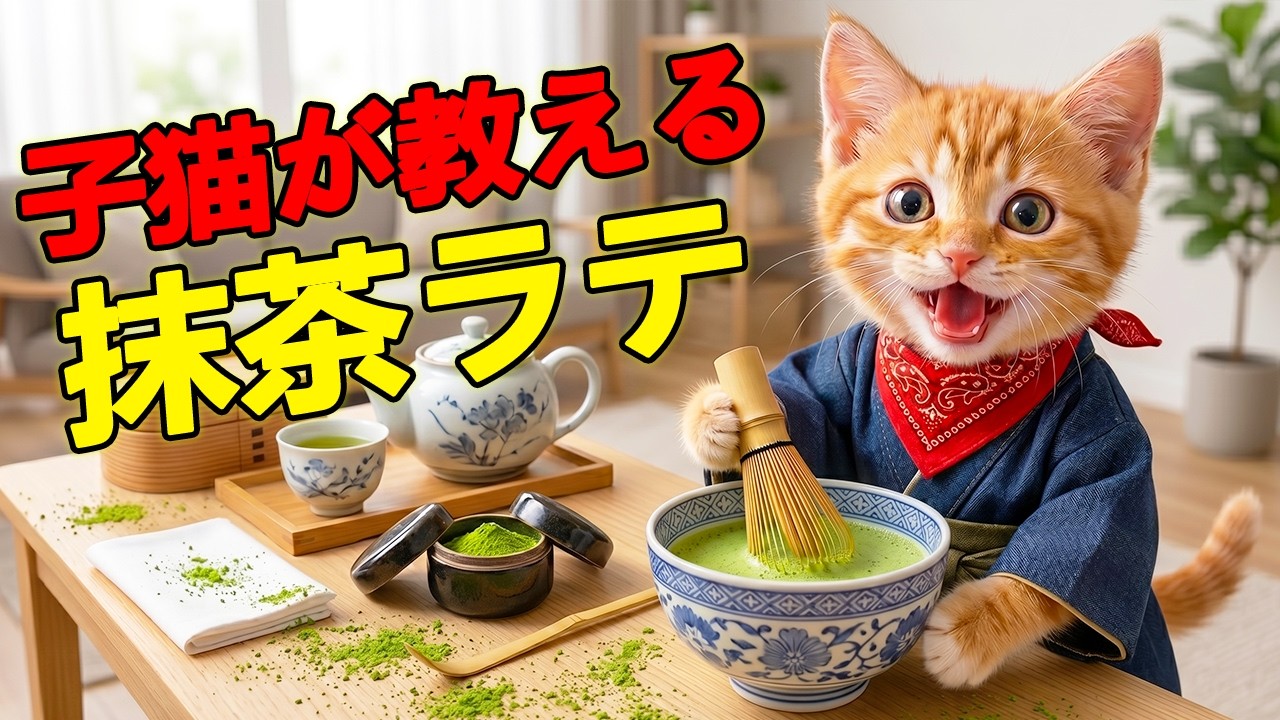 🍵✨【まさかの大成功】トラ猫Tora、日本茶の世界へ…お客様を感動させ
