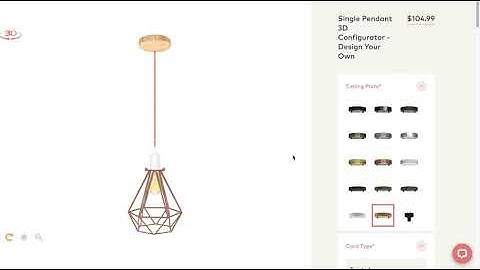 Lighting Fixture Bulb Customizer with Threekit