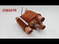I turn fridge compressor fuel box into 220v free energy generator AC electricity with copper wire