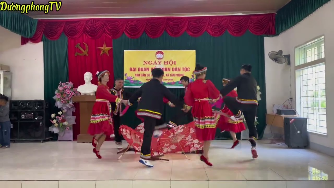 Múa tiếng khèn gọi bạn-đội VN bản bông-Tân phong 