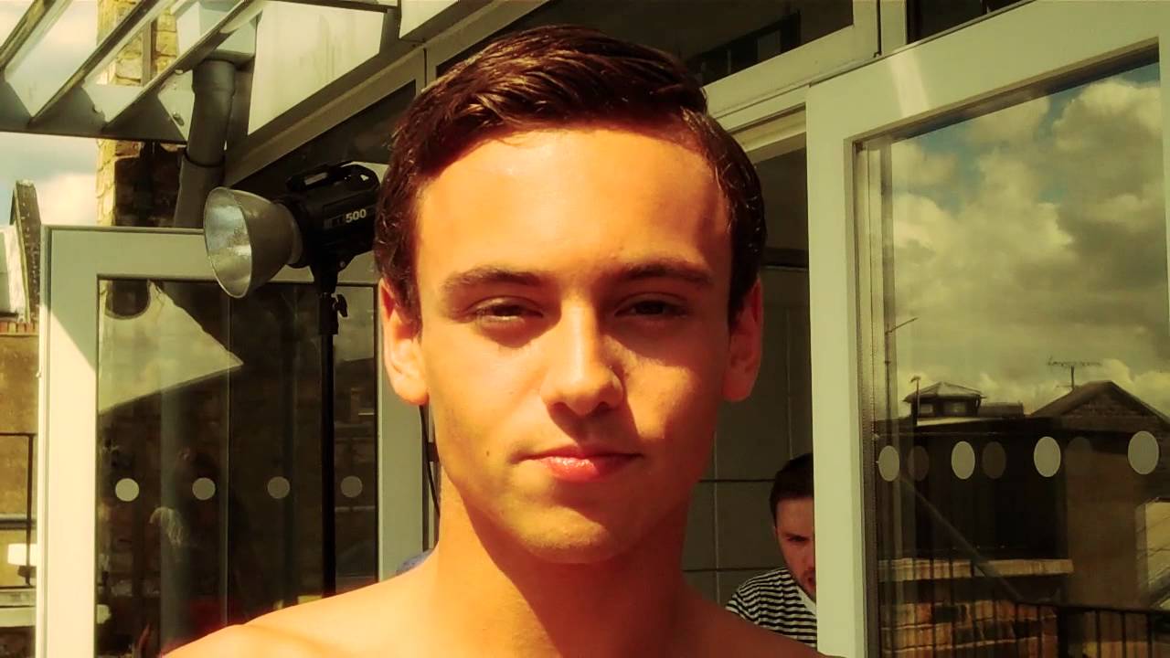 Tom Daley Behind the Scenes at a Heat Magazine Shoot