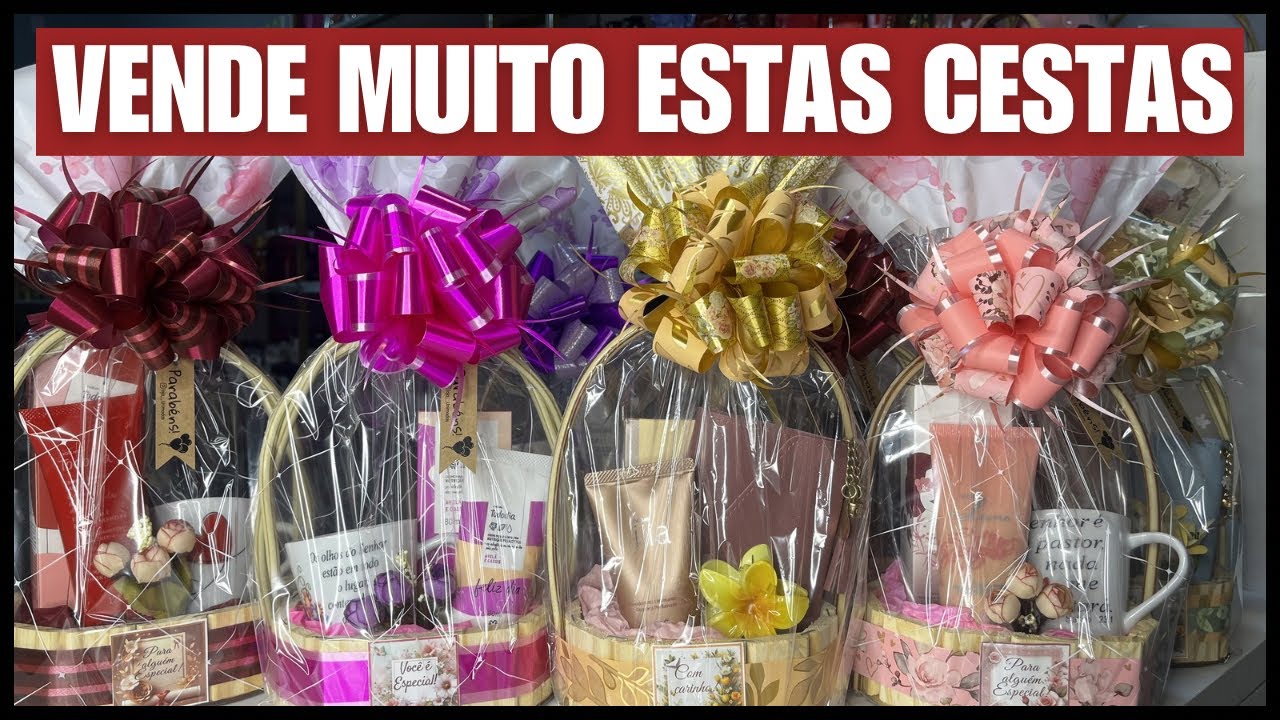 CESTAS PARA PRESENTES COM CARTEIRAS E CANECAS