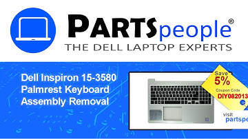 Dell Inspiron 15-3580 (P75F106) Palmrest Keyboard Assembly How-To Video Tutorial
