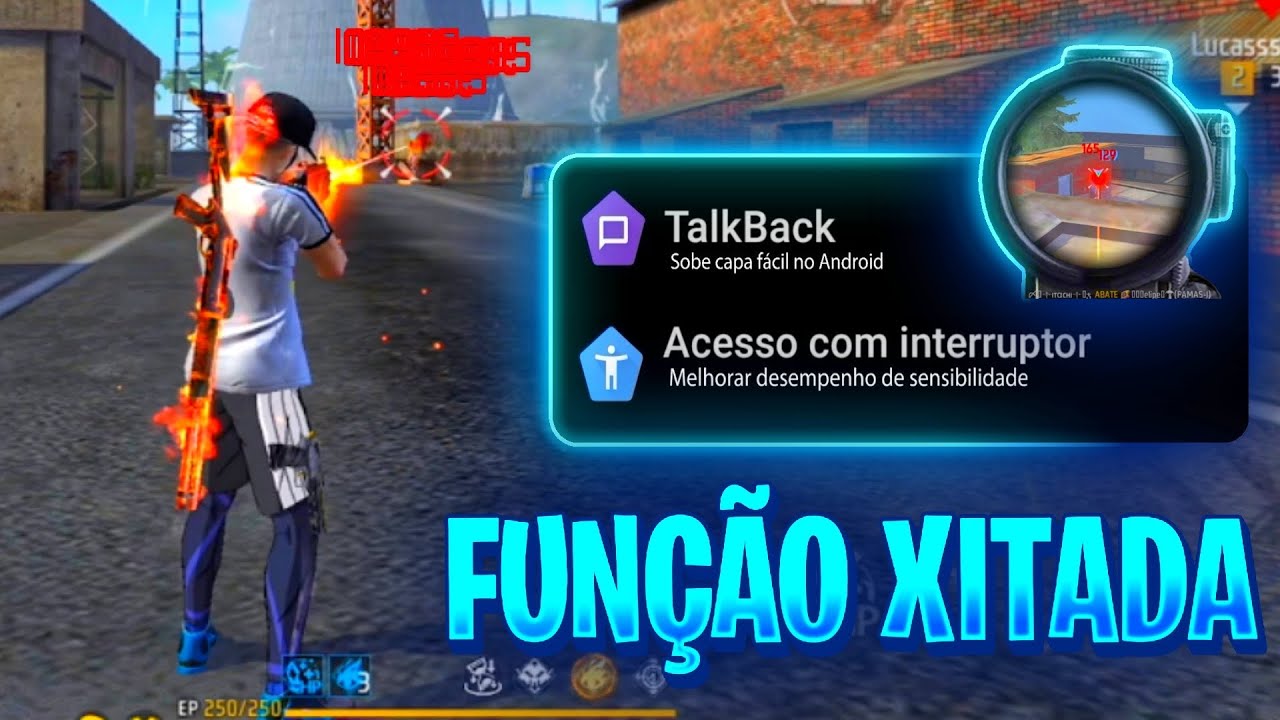 Melhor TALKBACK 2026 ATUALIZADO e ACESSO COM INTERRUPTOR! Melhor Sensibilidade Impossível Errar Capa