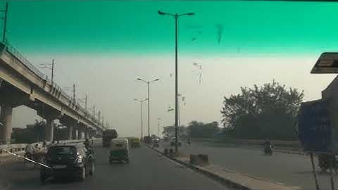 Partial Clover Leaf Interchange Video 3 from Nehru Place to Loop leading to CRRI   Faridabad Directi