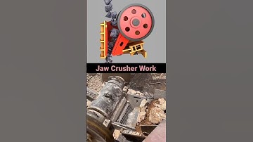 Jaw crusher machine working process  / stone crusher machine #automobile #technology #machine #tech
