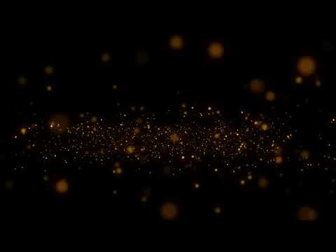 4K Abstract Golden Particles Background | Free Stock Footage | Video Digital