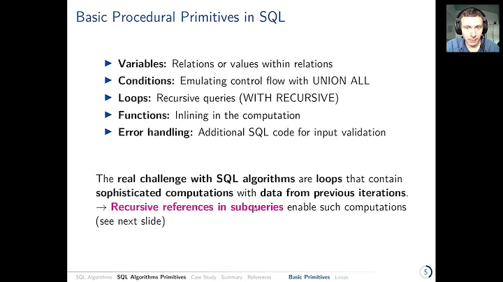 Machine Learning, Linear Algebra, and More: Is SQL...