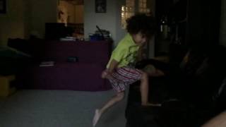 Kid Jumping in slow motion