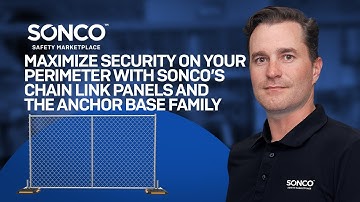Meet SONCO’s Chain-Link Panel Fencing and Anchor Base Family