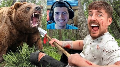 Mrbeast $10,000 Every Day You Survive In The Wilderness!