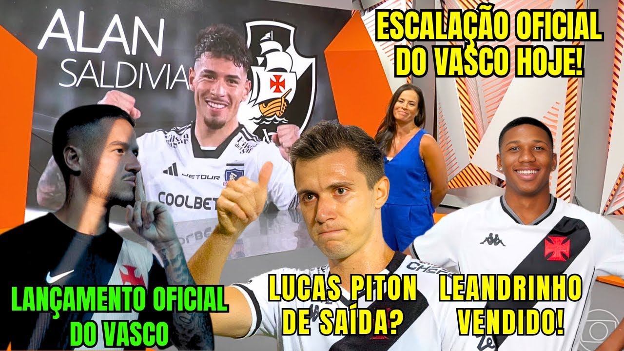 GLOBO ESPORTE RIO || QUINTA || ESCALAÇÃO DO VASCO x MARICÁ HOJE | UNIFORME VASCO | SALDIVIA VASCO HJ