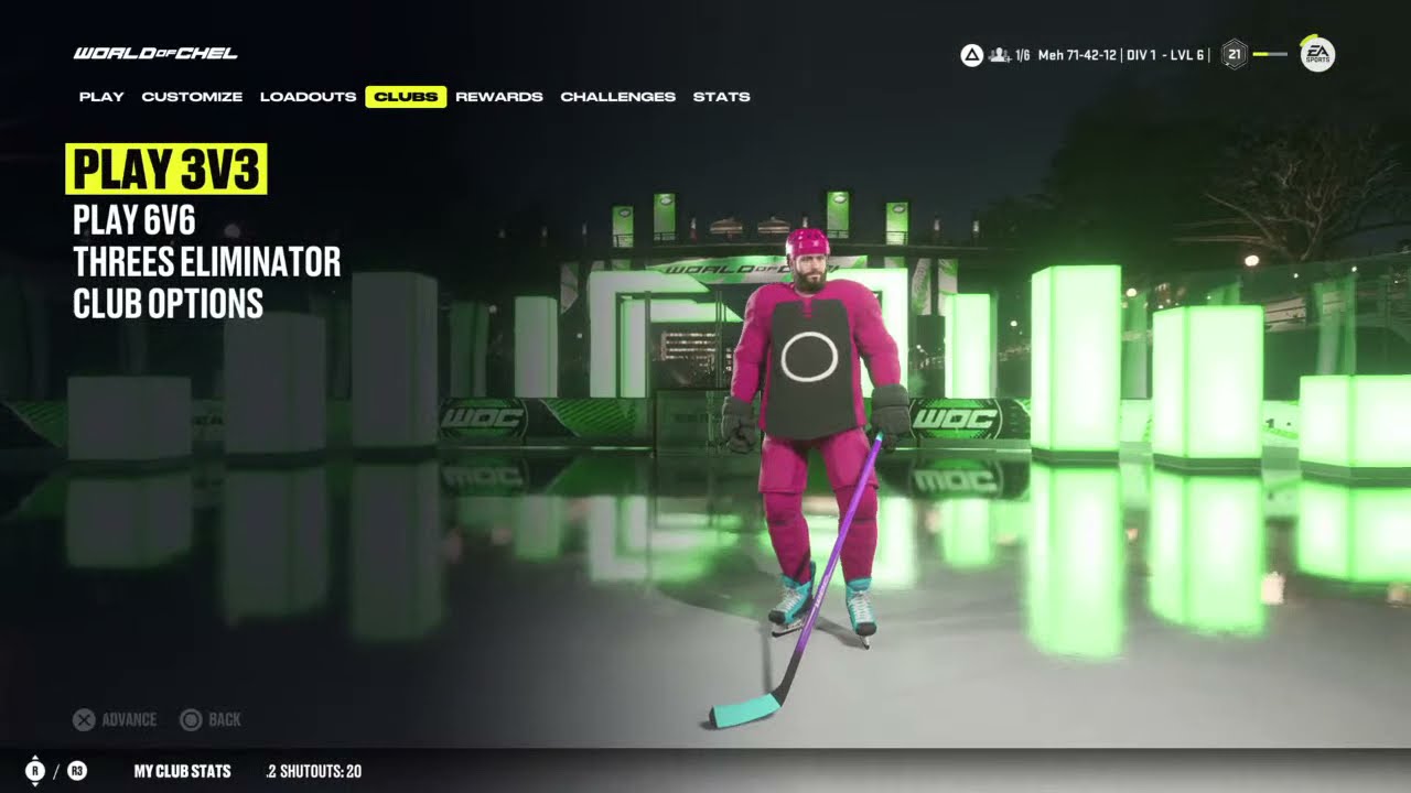 NHL 22 6v6 Wednesday Game Night Div 1 Title????