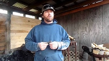 Making a 12-layer boot dagger Part 1