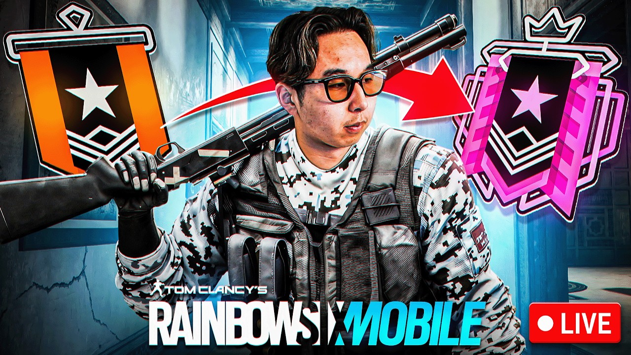 🔴RAINBOW 6 MOBILE GLOBAL LAUNCH🔴ROAD TO MASTERS🔴!DISCORD