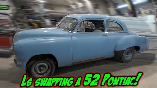 LS swapping Jeff's 1952 Pontiac Part 1