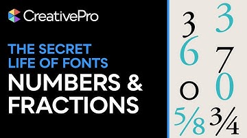Formatting Numbers and Fractions // The Secret Life of Fonts - Episode 2