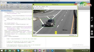 counting Number of cars from a video file using matlab