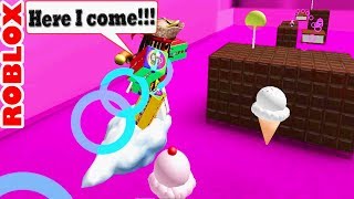 Beating The Ice Cream Cone Stage In Speed Run 4 Roblox Youtube - roblox ice cream sandwich pants