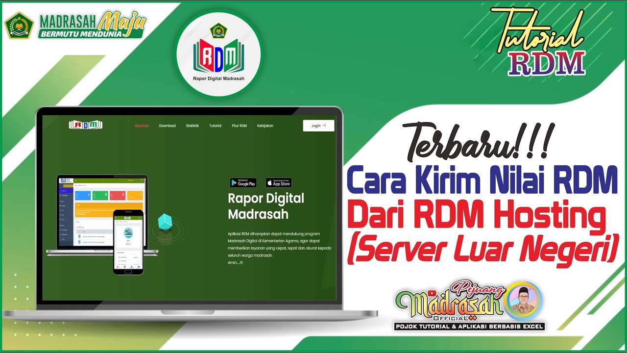 Terbaru! Cara Kirim Nilai RDM dari RDM Versi Hosting (Server Luar ...