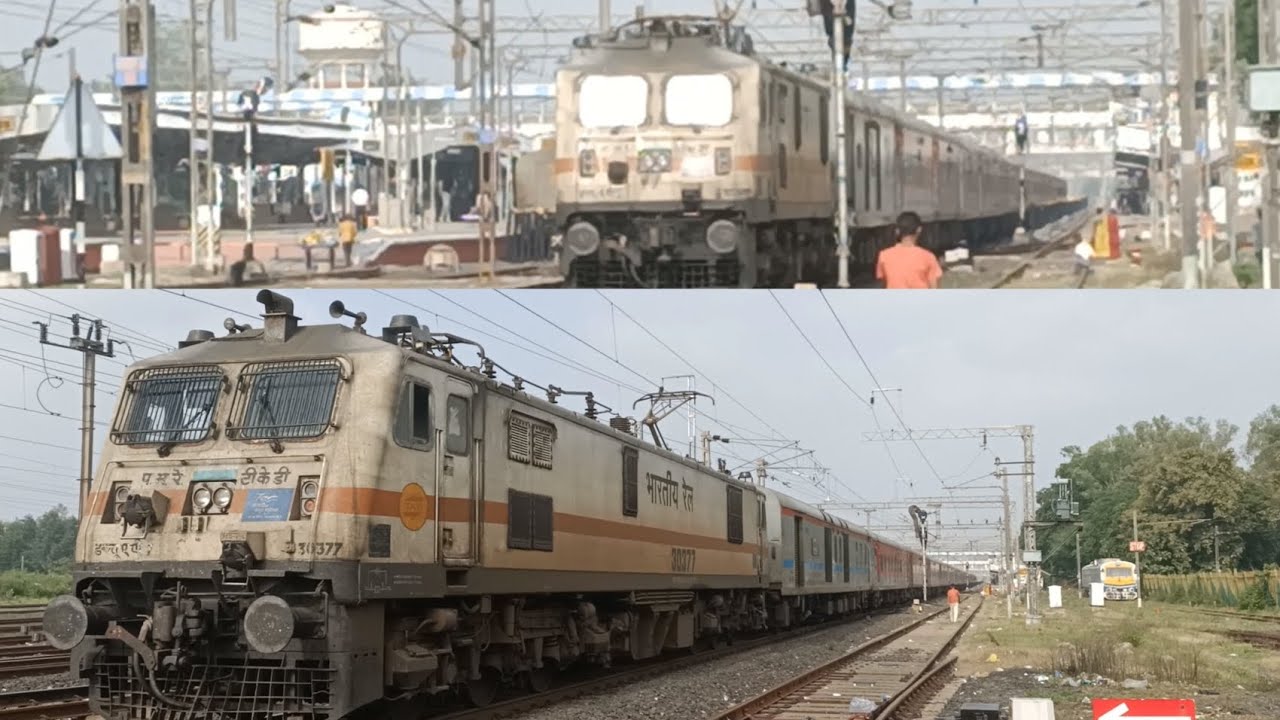 Traffic Honking Waiting for Signal🚦 Slowly Duronto Express 12283 ERS ...